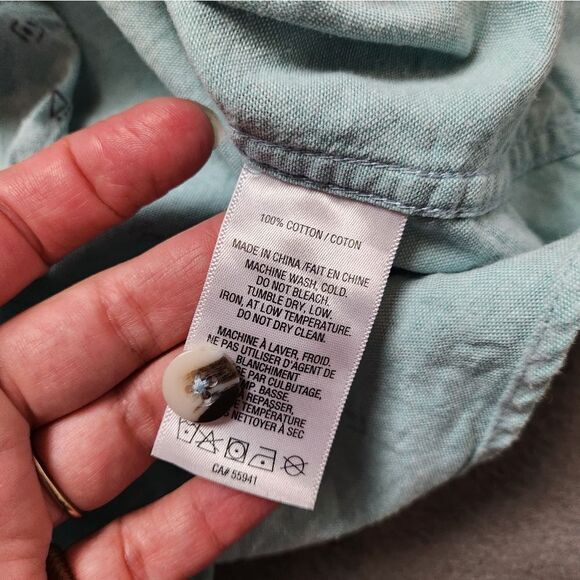 Kolby Summer Holiday short sleeve button up Sz Med - Picture 4 of 9